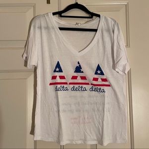 Tri Delta v-neck shirt